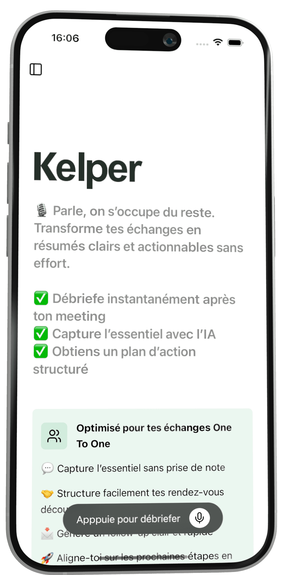 Capture d'écran du produit Kelper